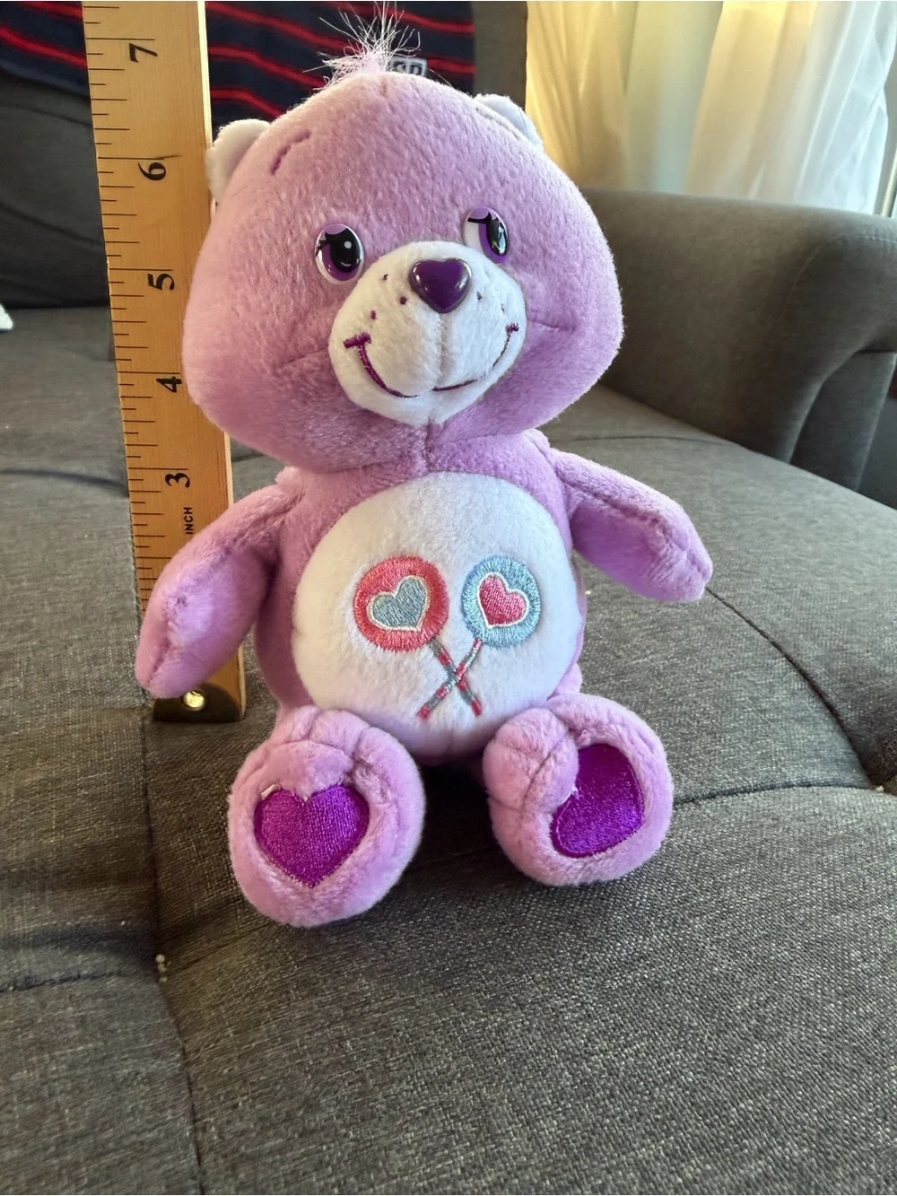 Care Bears Lavender Heart Lollipop Bear Plush